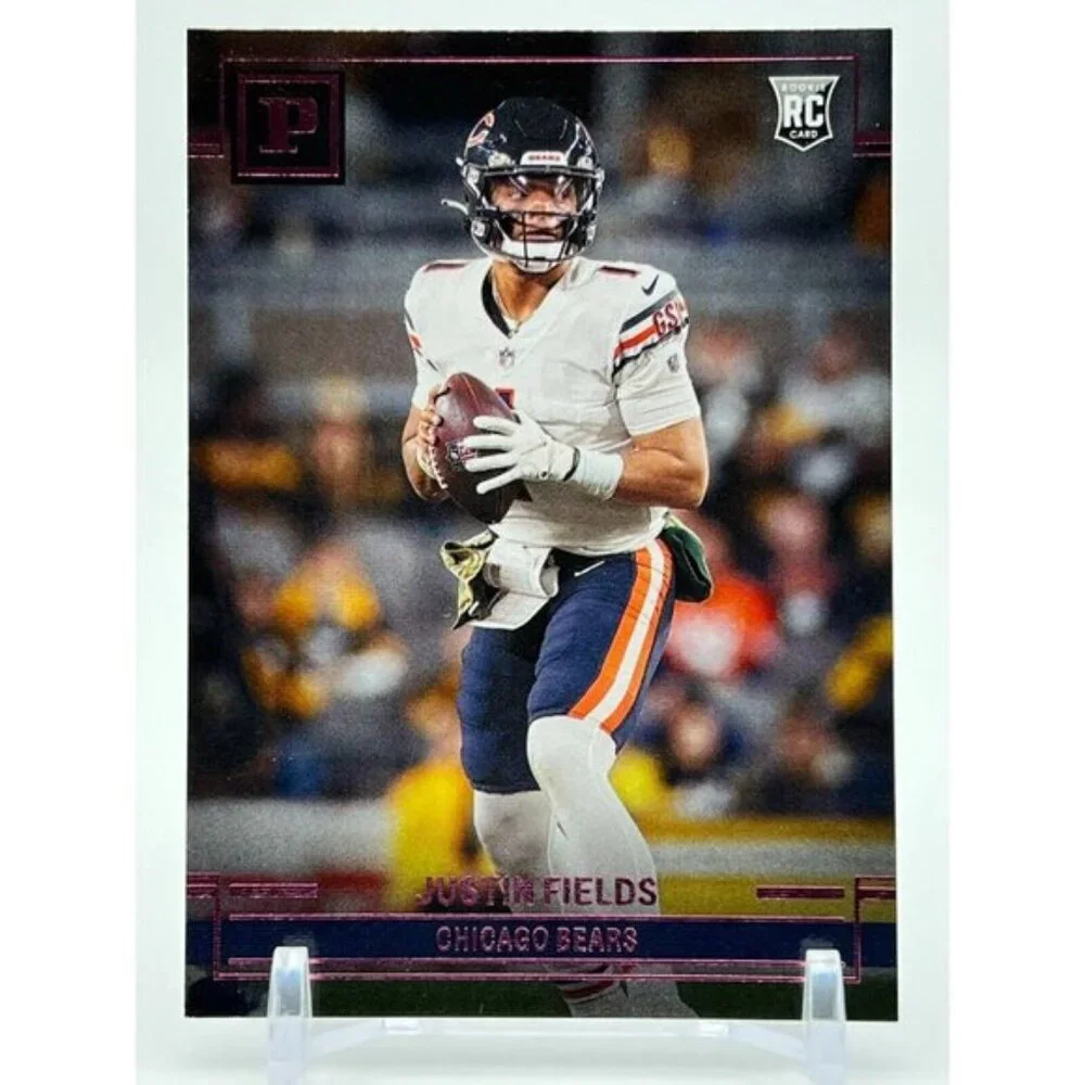 2021 Panini Chronicles #PA-4 Purple Justin Fields Rookie NM-MT